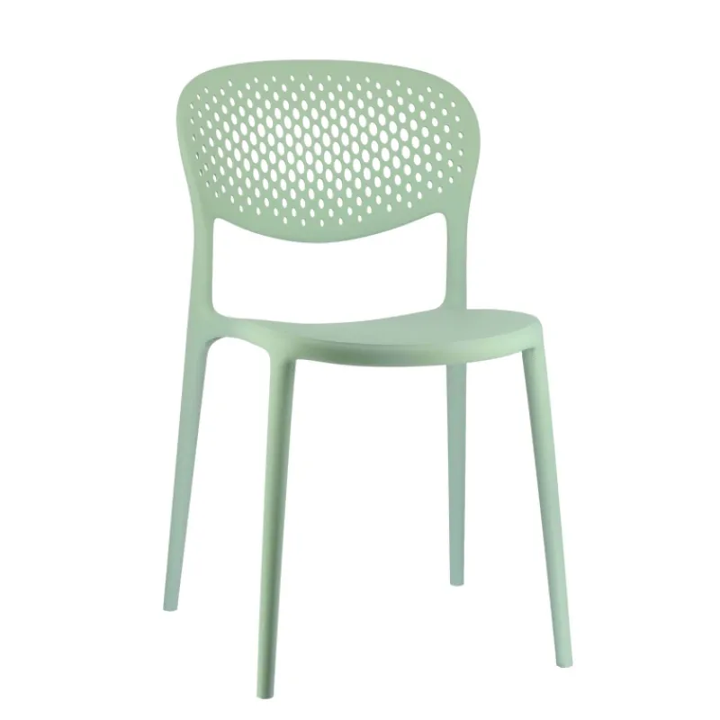 Abby Connubia® Chaise de jardin empilable en polypropylène recyclé avec dossier microperforé> Chaise De Jardin