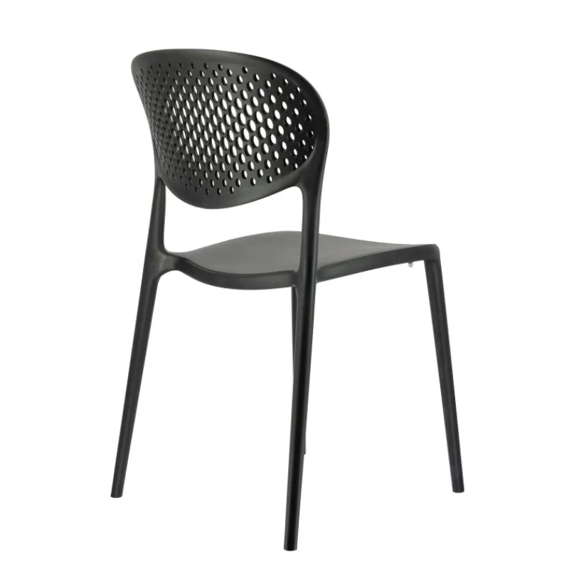 Abby Connubia® Chaise de jardin empilable en polypropylène recyclé avec dossier microperforé> Chaise De Jardin