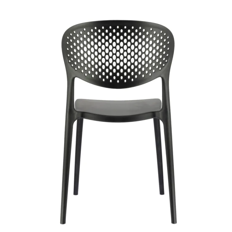 Abby Connubia® Chaise de jardin empilable en polypropylène recyclé avec dossier microperforé> Chaise De Jardin