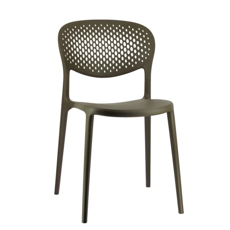 Abby Connubia® Chaise de jardin empilable en polypropylène recyclé avec dossier microperforé> Chaise De Jardin