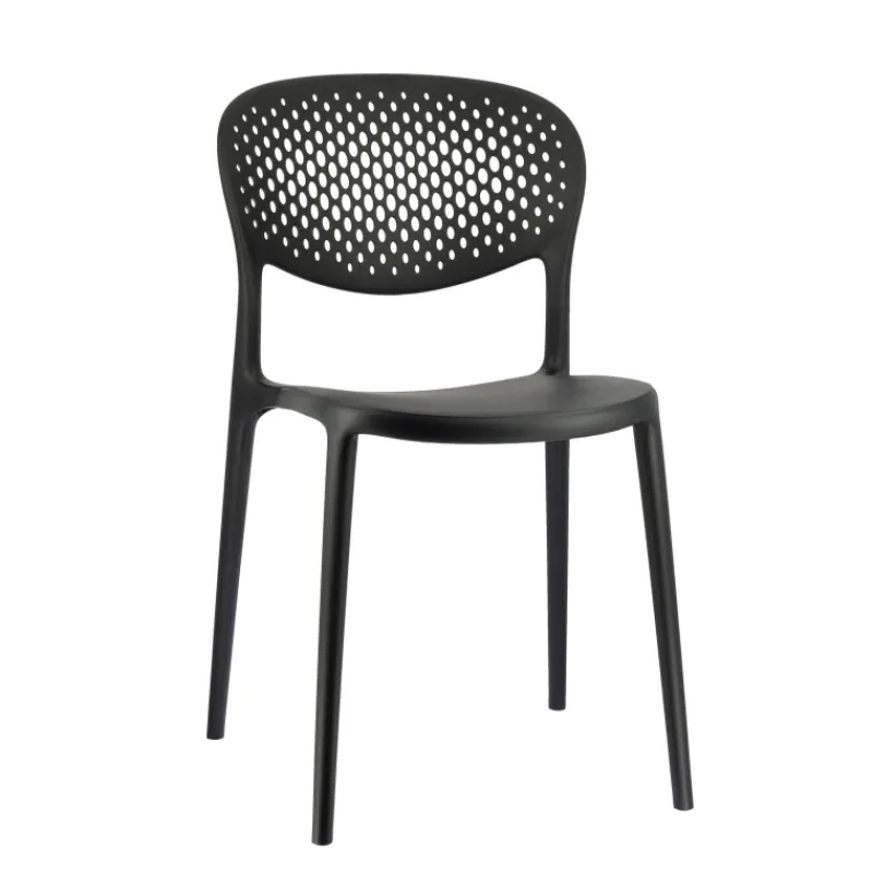 Abby Connubia® Chaise de jardin empilable en polypropylène recyclé avec dossier microperforé> Chaise De Jardin