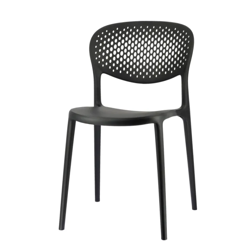 Abby Connubia® Chaise de jardin empilable en polypropylène recyclé avec dossier microperforé> Chaise De Jardin