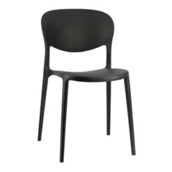 Abby Connubia® Chaise de jardin italienne empilable en polypropylène recyclé sans accoudoirs><noscript><img width=
