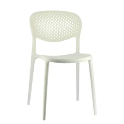 Abby Connubia® Chaise empilable en polypropylène recyclé avec dossier microperforé><noscript><img width=