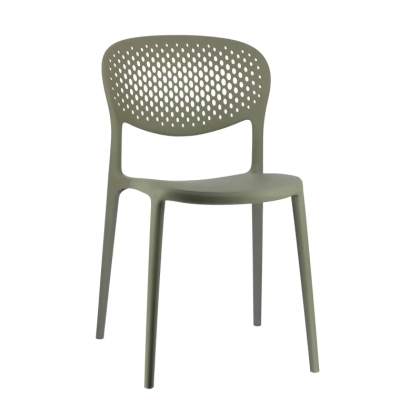 Abby Connubia® Chaise empilable en polypropylène recyclé avec dossier microperforé> Chaise De Cuisine|Chaise De Salle à Manger