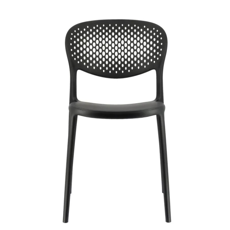 Abby Connubia® Chaise empilable en polypropylène recyclé avec dossier microperforé> Chaise De Cuisine|Chaise De Salle à Manger
