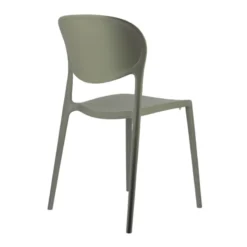 Abby Connubia® Chaise italienne empilable en polypropylène recyclé sans accoudoirs><noscript><img width=