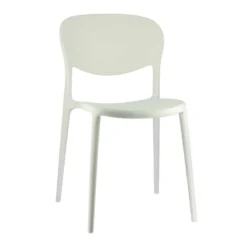 Abby Connubia® Chaise italienne empilable en polypropylène recyclé sans accoudoirs><noscript><img width=