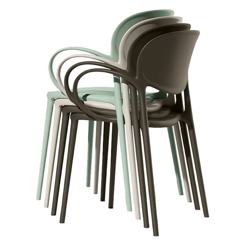 Abby Connubia® Fauteuil de jardin empilable en polypropylène recyclé> Fauteuil De Jardin