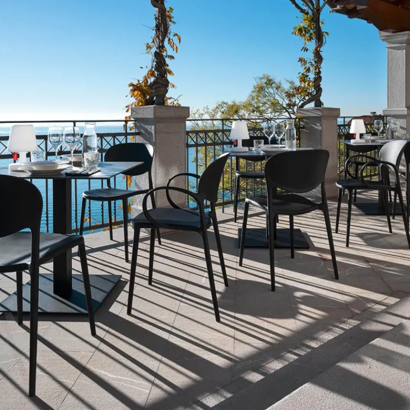 Abby Connubia® Fauteuil de jardin empilable en polypropylène recyclé> Fauteuil De Jardin