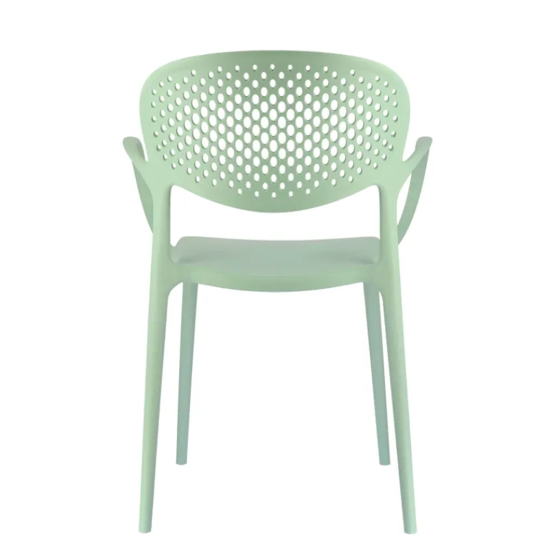 Abby Connubia® Fauteuil empilable en polypropylène recyclé avec dossier microperforé> Chaise De Cuisine|Chaise De Salle à Manger