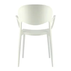 Abby Connubia® Fauteuil italien empilable en polypropylène recyclé><noscript><img width=