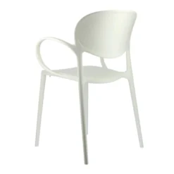 Abby Connubia® Fauteuil italien empilable en polypropylène recyclé><noscript><img width=