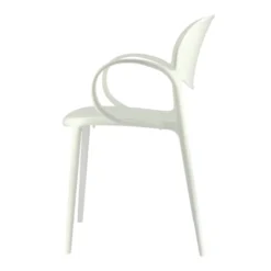 Abby Connubia® Fauteuil italien empilable en polypropylène recyclé><noscript><img width=