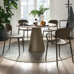 Abby Connubia® Fauteuil italien empilable en polypropylène recyclé><noscript><img width=