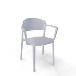 Abuela B Chaise de jardin avec accoudoirs empilable en technopolymère><noscript><img width=