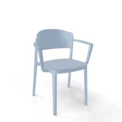 Abuela B Chaise de jardin avec accoudoirs empilable en technopolymère><noscript><img width=