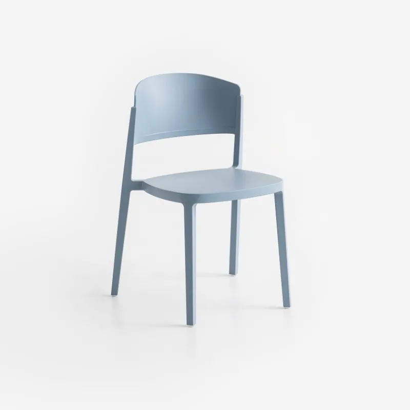 Abuela Chaise de terrasse moderne empilable en technopolymère> Chaise De Jardin