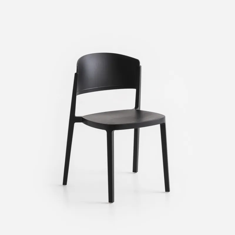 Abuela Chaise de terrasse moderne empilable en technopolymère> Chaise De Jardin