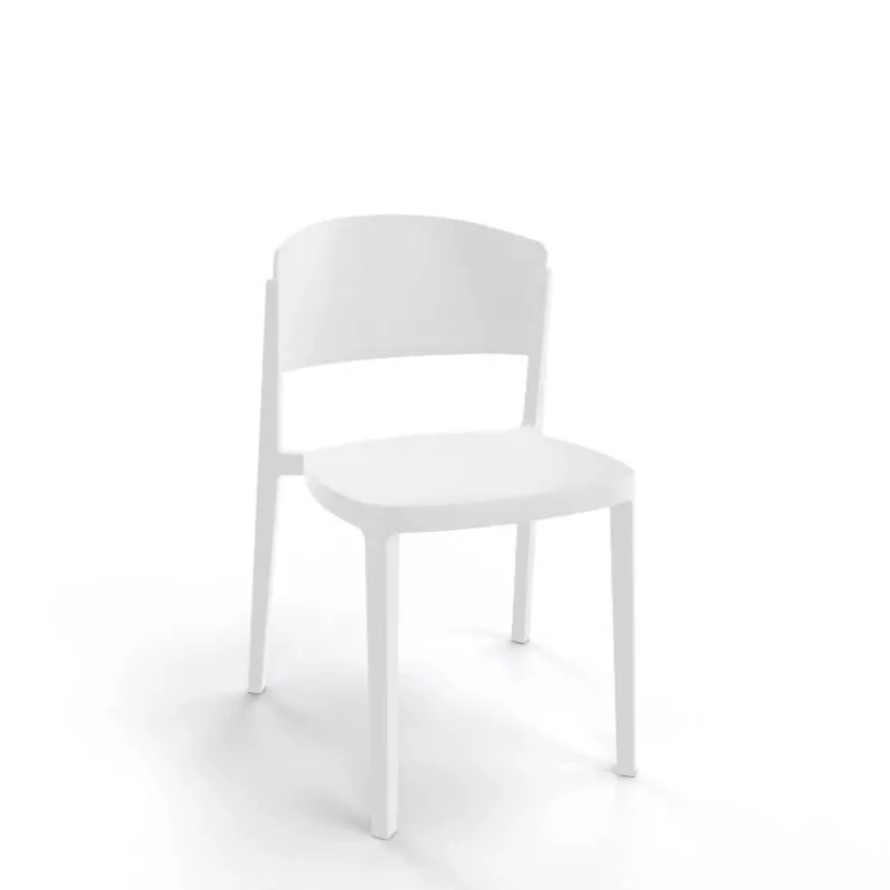 Abuela Chaise de terrasse moderne empilable en technopolymère> Chaise De Jardin
