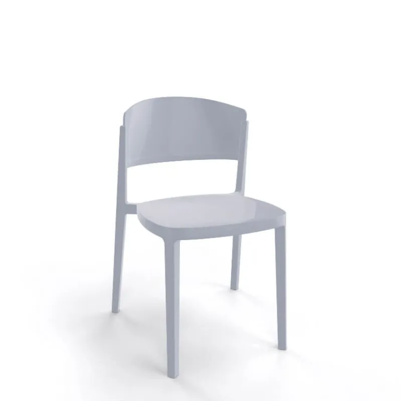 Abuela Chaise de terrasse moderne empilable en technopolymère> Chaise De Jardin
