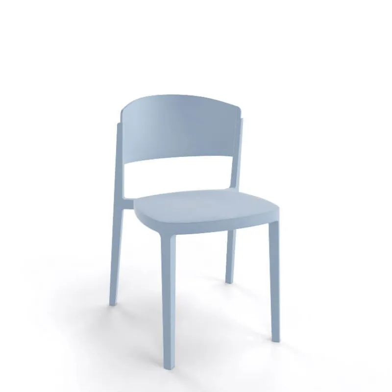 Abuela Chaise de terrasse moderne empilable en technopolymère> Chaise De Jardin