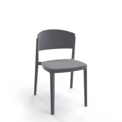 Abuela Chaise de terrasse moderne empilable en technopolymère><noscript><img width=
