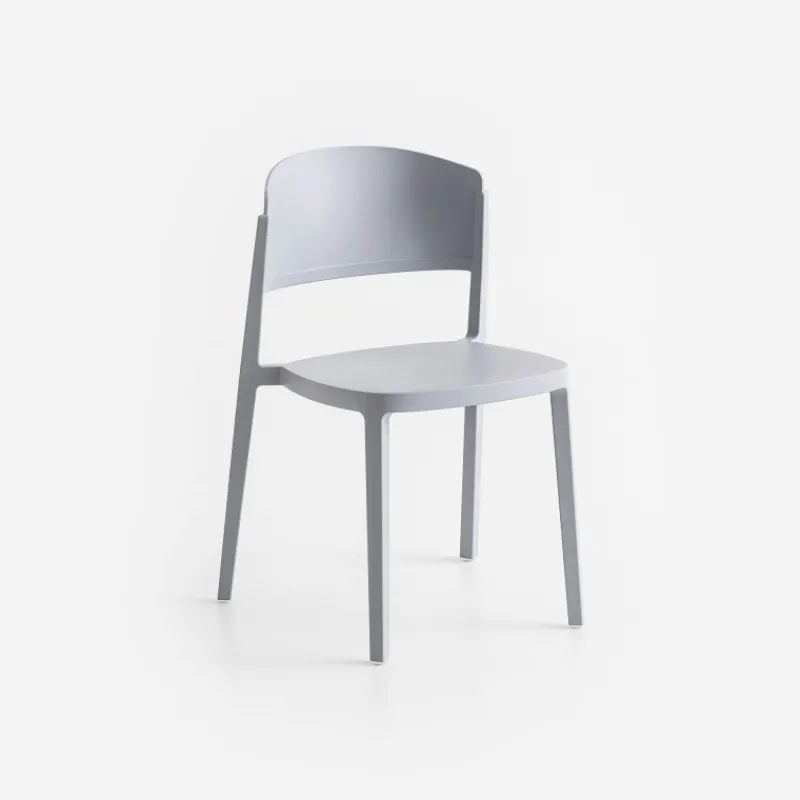 Abuela Chaise de terrasse moderne empilable en technopolymère> Chaise De Jardin