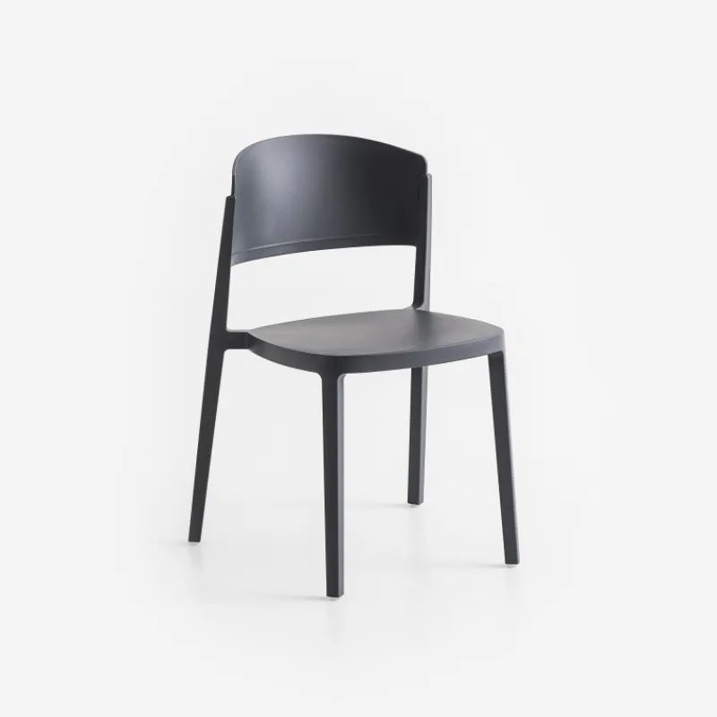 Abuela Chaise de terrasse moderne empilable en technopolymère> Chaise De Jardin