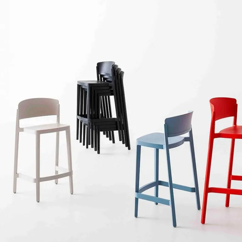 Abuela Tabouret snack empilable> Tabouret Snack (assise +/- 65 Cm)|Tabouret De Bar (assise +/- 80 Cm)
