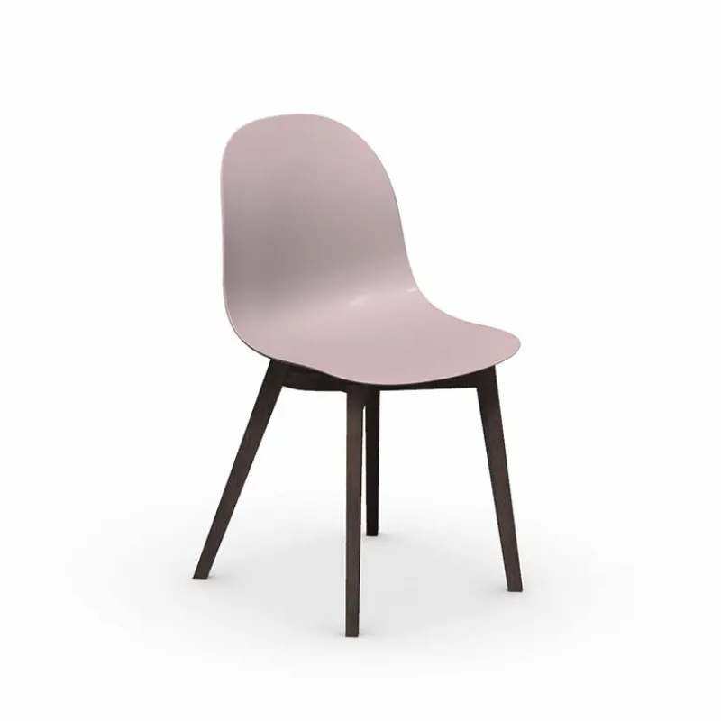 1665 Academy Connubia© Chaise scandinave en polypropylène et bois> Chaise Salon|Chaise De Cuisine