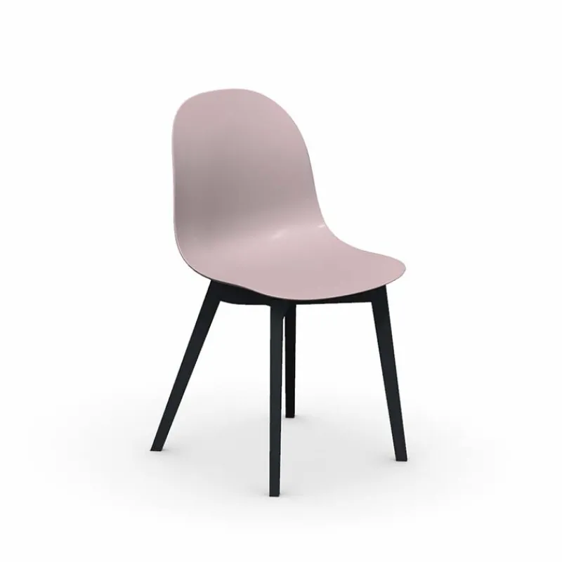 1665 Academy Connubia© Chaise scandinave en polypropylène et bois> Chaise Salon|Chaise De Cuisine