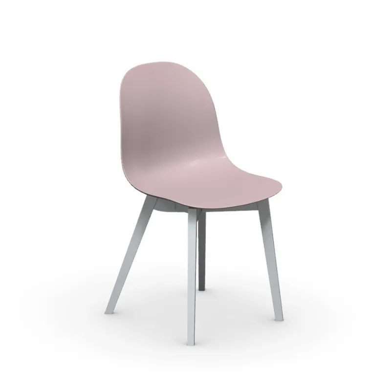 1665 Academy Connubia© Chaise scandinave en polypropylène et bois> Chaise Salon|Chaise De Cuisine