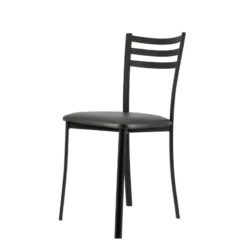 Ace 1320 Chaise de cuisine en métal avec assise en simili rembourrée><noscript><img width=