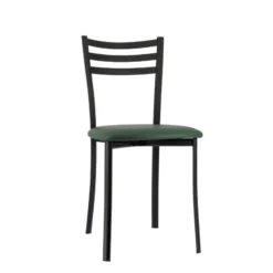 Ace 1320 Chaise de cuisine en métal avec assise en simili rembourrée><noscript><img width=