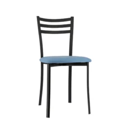 Ace 1320 Chaise de cuisine en métal avec assise en simili rembourrée><noscript><img width=