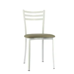 Ace 1320 Chaise de cuisine en métal avec assise en simili rembourrée><noscript><img width=