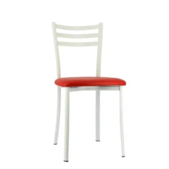 Ace 1320 Chaise de cuisine en métal avec assise en simili rembourrée><noscript><img width=