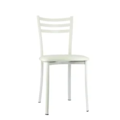 Ace 1320 Chaise de cuisine en métal avec assise en simili rembourrée><noscript><img width=
