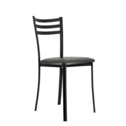 Ace 1320 Chaise de cuisine en métal avec assise en simili rembourrée><noscript><img width=