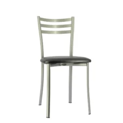 Ace 1320 Chaise de cuisine en métal avec assise en simili rembourrée><noscript><img width=
