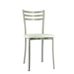 Ace 1320 Chaise de cuisine en métal avec assise en simili rembourrée><noscript><img width=