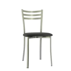 Ace 1320 Chaise de cuisine en métal avec assise en simili rembourrée><noscript><img width=