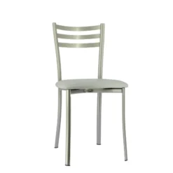 Ace 1320 Chaise de cuisine en métal avec assise en simili rembourrée><noscript><img width=