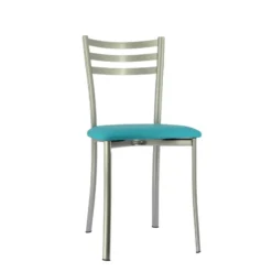 Ace 1320 Chaise de cuisine en métal avec assise en simili rembourrée><noscript><img width=