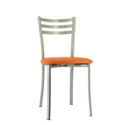Ace 1320 Chaise de cuisine en métal avec assise en simili rembourrée><noscript><img width=