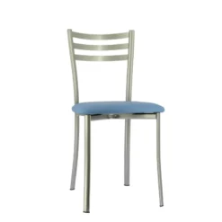 Ace 1320 Chaise de cuisine en métal avec assise en simili rembourrée><noscript><img width=