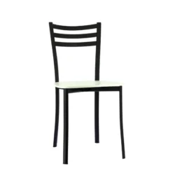Ace 1320 Chaise de cuisine en métal et assise bois> Chaise De Cuisine