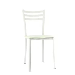 Ace 1320 Chaise de cuisine en métal et assise bois><noscript><img width=
