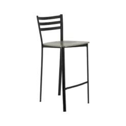 Ace 1329 Tabouret de cuisine en métal et assise bois hauteur snack><noscript><img width=